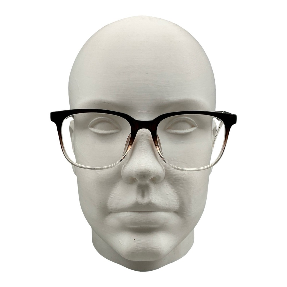 Prada 66S Brown Ombre Square Eyeglasses 52-19-143 Made in Italy